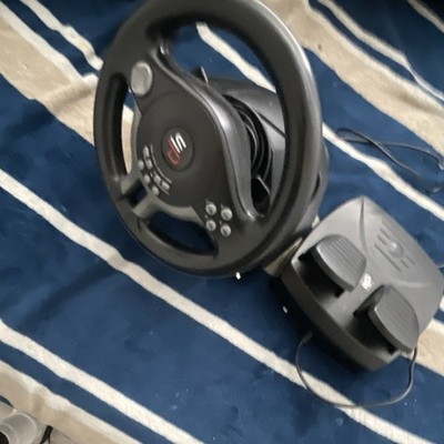 Thrustmaster Ferrari GT Racing Wheel Wired Controller w/ Foot Pedals, Black