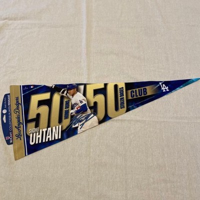 Shohei Ohtani WinCraft 50 50 Schläger Neu Premium Wimpel Limitiert