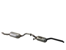 Mercedes W124 Limousine 230 E Auspuff Endschalldämpfer Mittelschalldämpfer Gut