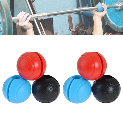1 Paar Thick Ball Barbell Grips Builder Dumbbell Turns Adapter Training