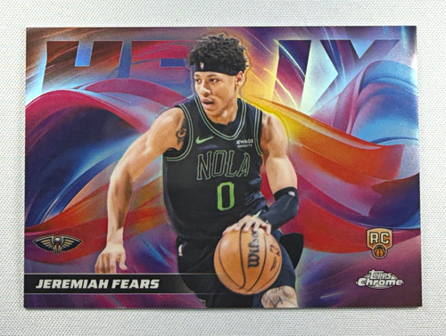 Jeremiah Fears #H-20 2025 Topps Chrome Update Helix card
