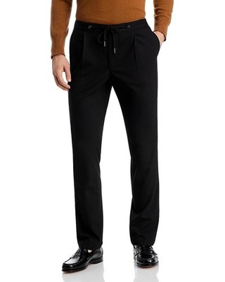 Michael Kors Tech Trop Stretch Pants Men's 40/32 Black Drawstring Waistband