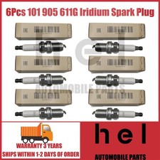 6x Genuine 101905611G Iridium Spark Plug For 12-17 Audi Q7 A8 A6 Quattro S5 3.0L