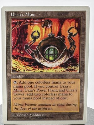 URZA'S MINE COMMON FIFTH EDITION MAGIC: THE GATHERING NM/M ANSON MADDOCKS