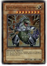 yugioh super conductor tyranno deck Yu-Gi-Oh! By Konami This is of the Ultra Rare rarity. Super Conductor Tyranno Dinos FaDe
