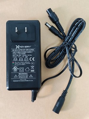 42V 1A Adapter For X Hover-1 Maverick Electric Scooter H1-MVRK Charger Power