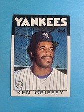 Ken Griffey Sr 1986 Topps Baseball Card # 40 J8724