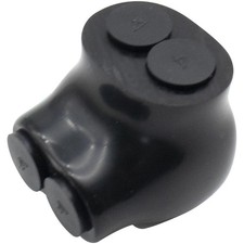 4-14AWG Wire Range Black Insulated in-Line Splice Connector 1.16 L x 1.38