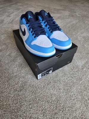 Air Jordan 1 Low UNC 2021 White DK Powder Blue Obsidian 553558-144