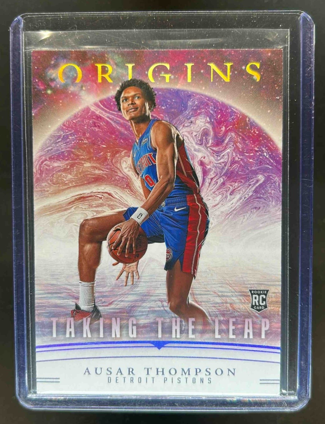 2023-24 Origins Ausar Thompson Taking the Leap RC Rookie #18 Pistons