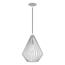 Livex Lighting - Linz - 1 Light Pendant In Geometric Style-21 Inches Tall and