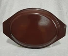 Vintage PYREX Old Orchard Brown 1.5 Qt Oval Casserole Dish - LID ONLY