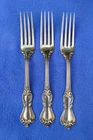Marlborough Reed & Barton Sterling Silver .925 Dinner Forks Lot Of 3 186.40 Gram