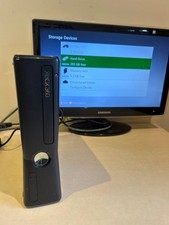 Microsoft Xbox 360 S Console 250GB With Power Lead HDMI No Controller