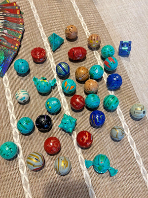 Vintage B2/B1 Bakugan Lot of 33 Brawlers with Neo Draganoid, 71 Cards, & Tin!