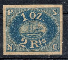 PERU,  SELLO CIA. DE NAVEGACION,  2R BLUE , REIMPRESION ?  #MA11