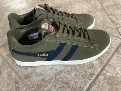 NEU! Gola Equipe Suede Herren Sneaker Oliv Herren Gr. 42