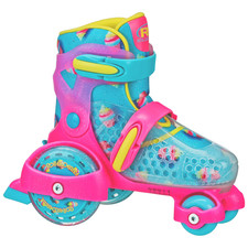 Brand New Toddler Girls Adjustable Beginner Fun Roll Roller Skates