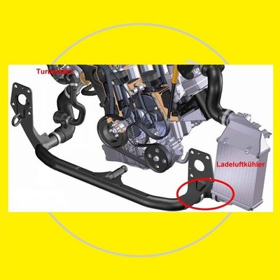 Turboschlauch Ladeluftschlauch Für VW Skoda Superb I - 3B0145834N Kompatibel