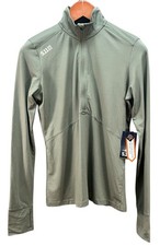511 Tatical Catalyst 1/4 zip Pullover Shirt Women Size S Sage Green Moister Wick