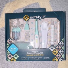 Safety 1st Baby's 1st Sneezy Weezy Kit Baby Grooming Kit, Blue/White