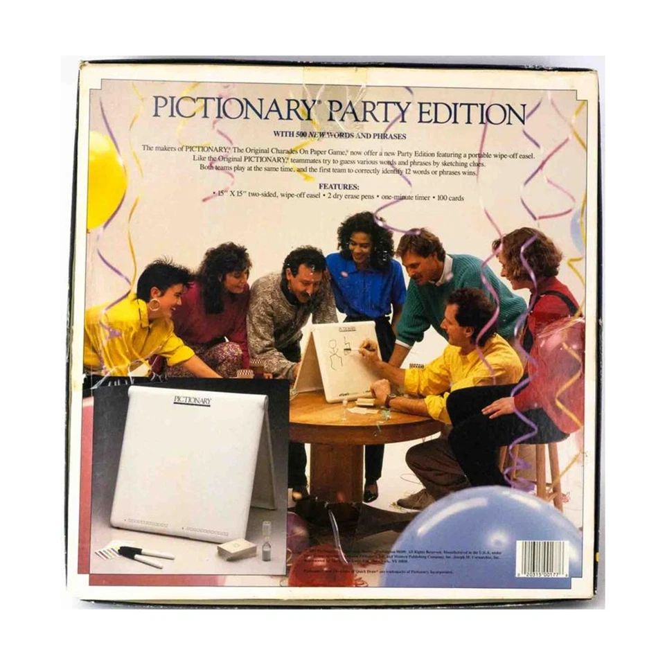 Pictionary Boardgame Pictionary (Party Ed) Box Fair/VG+ - Image 2 of 2