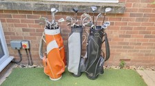 Mens Full Set Of Left Hand LH Cheap Budget Mixed Golf Clubs In Bag