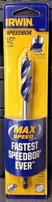 Irwin Speedbor 3041001 1/2'' x 6'' Tri-Flute Self Feeding Spade Bit