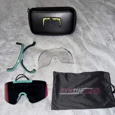 Pit Viper The Shabooms Synthesizer Pink/Purple Sunglasses – NIB – Rare