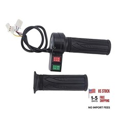 Electric Throttle Grip,3 Speed Control,Comfortable Handlebar Grips,Ergonomic