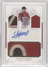 2016 Panini National Treasures Prime 5/10 Yoan Lopez #PCS-YL Auto 2p7