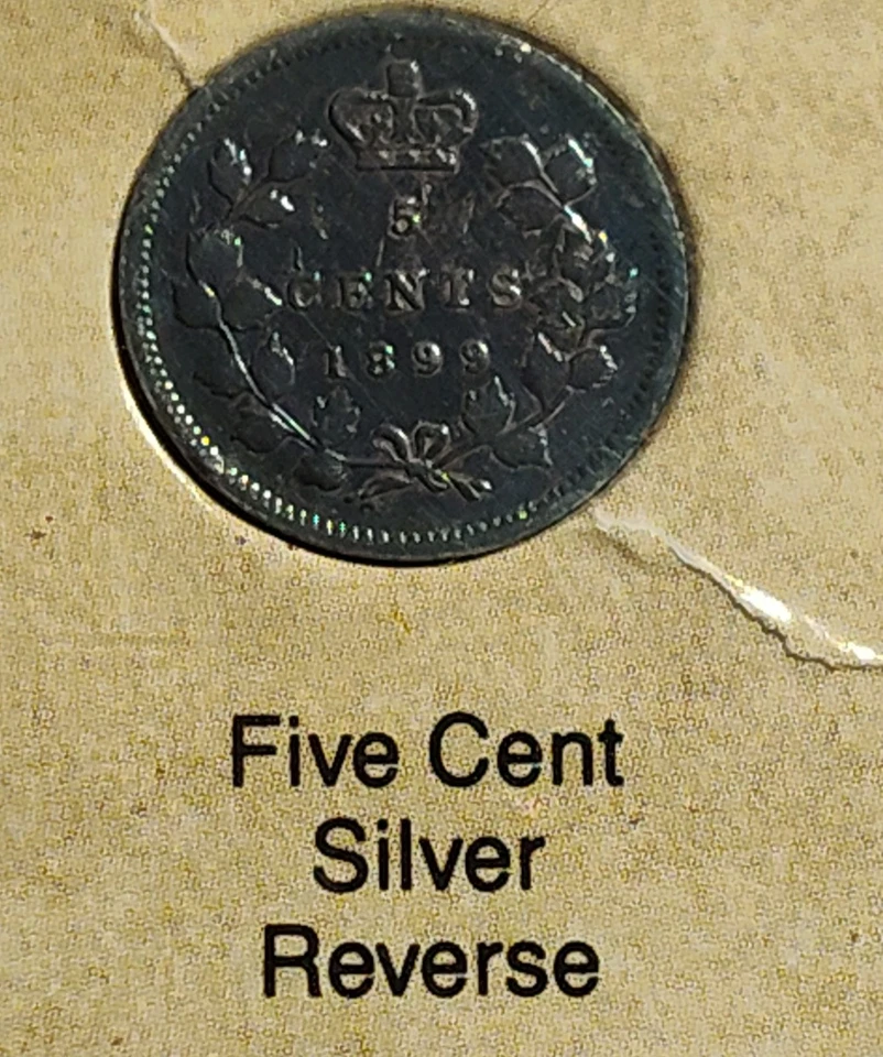 1837-1901 Canada Victoria Coins Collection. Total Coins, 10. 8 Silver +2 Copper - Image 4 of 4