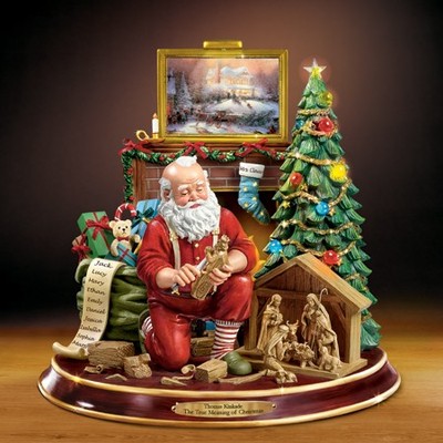 The Bradford Exchange The True Meaning of Christmas Tabletop Centerpiece NIB COA