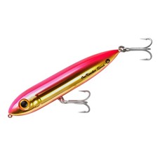 Heddon One Knocker Spook Gold Pink Topwater Lure For Bass Trout