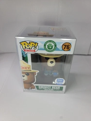Smokey Bear (W/Bucket) Exclusive #76 Ad Icons Funko POP  New Sealed