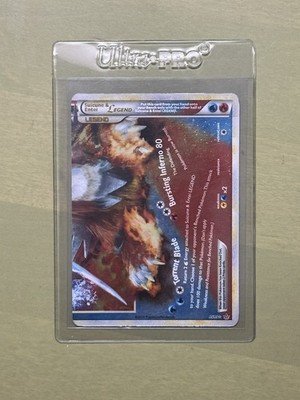 Pokémon Suicune & Entei Legend (Bottom) Pokemon 95/95 Unleashed Holo Rare 