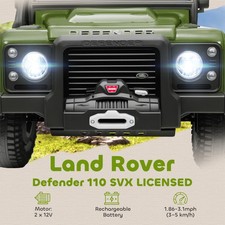 Land Rover Licensed Electric Car For Kids With Remote Control Dual Motors