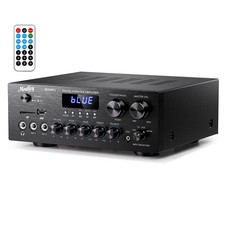 Stereo Receivers Bluetooth 5.0 400W Peak 25W x 2 RMS Moukey MAMP1 Led Channel