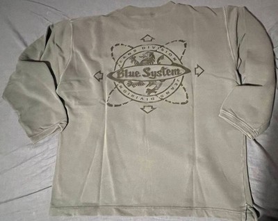Blue System Sweat, Löwe, graublau, M (L), orig. 90iger, Vintage