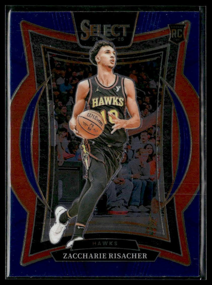 2024-25 Panini Select Zaccharie Risacher Rookie Blue (Retail) #86