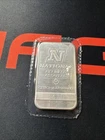 Vintage 1 Troy Oz .999 Fine Silver Bar National Refiners Ounce Rare (D)