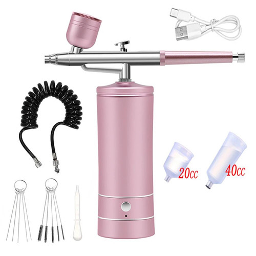 Airbrush Nagel mit Kompressor Tragbar Air Brush für Nails Art Lack Malerei - Bild 26 von 27