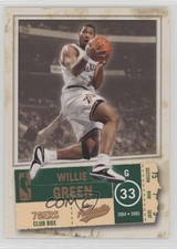 2004-05 Fleer Authentix Club Box 21/25 Willie Green #42 09is