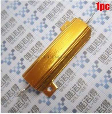 1Pcs Wirewound Resistor 50W Arcol 1R 1Ohm Clad Aluminium New Ic xt