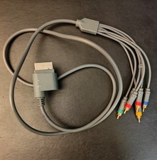 Microsoft Xbox 360 AV/HD Cavo Scart Piombo Grigio TV HDTV Prodotto Ufficiale