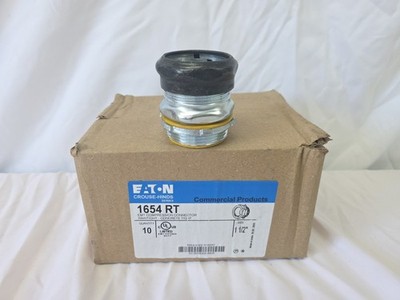 10Eaton Crouse-Hinds 1654rt EMT Compression Connector Rain Concrete Tight 1 1/2''