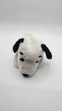 Vintage Snoopy Peanuts mit Bohnenfüllung weiches Plüschtier liegend 7 Zoll #3