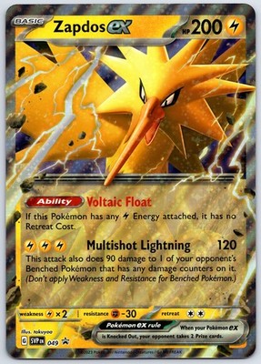 Zapdos ex - 049 Promo SV: 151 Pokemon Jumbo Cards 049 NM