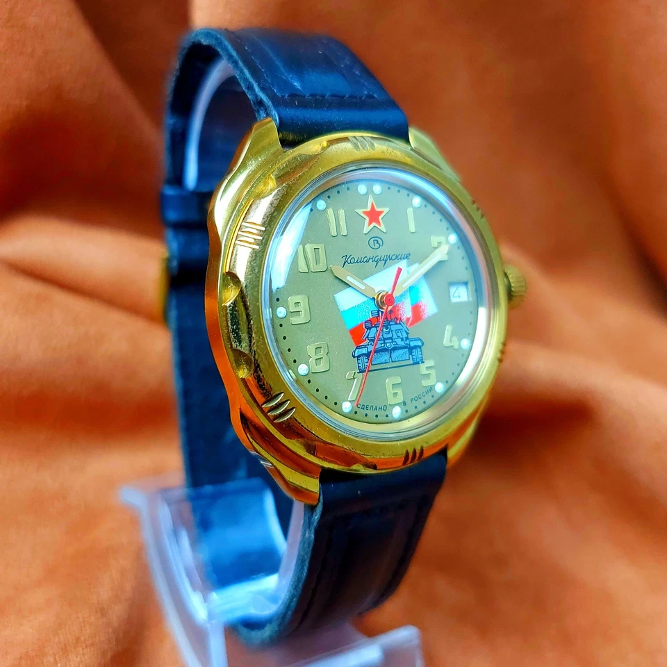 Reloj de pulsera soviético Vostok para hombre Wostok Komandirskie equipo militar Foto 4 de 4