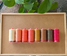 Aurifil 12wt Lana Wool Thread Set - Warm Sunset Palette - 8 Spools R004